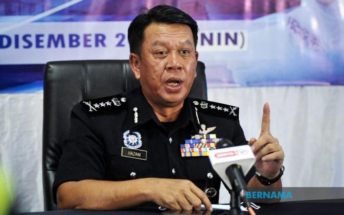Pesuruhjaya Polis Sabah Datuk Hazani Ghazali