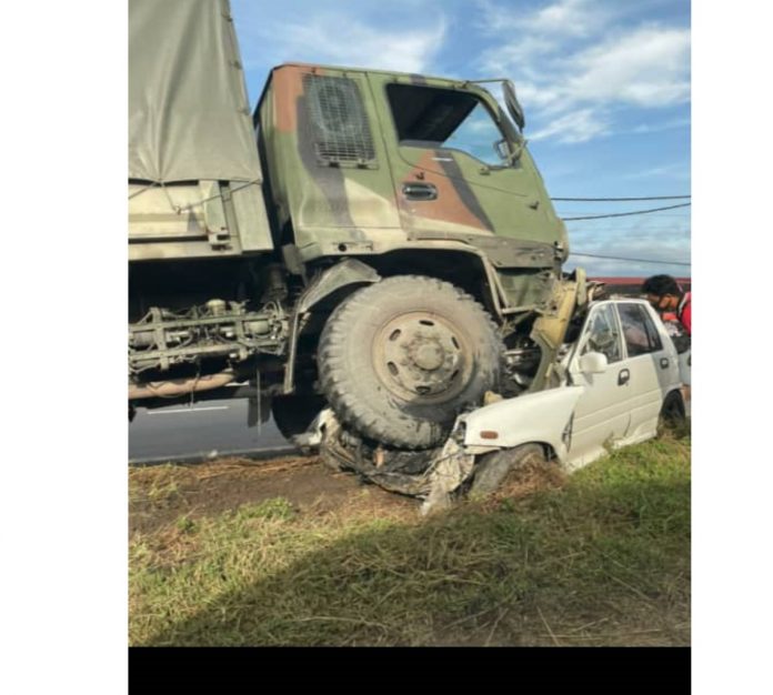 Tiga Maut Dalam Kemalangan Jalan Raya di Simpang Marabahai Spurs, Tuaran