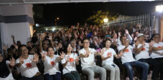 Frankie Poon, KDM’s Tanjong Papat Candidate, Campaigns for Liau Fui Fui in Elopura, Vouches for Her Service and Dedication