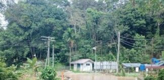 Padas River’s water level exceeds the danger mark