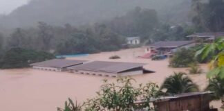 Several schools submerged as floods hit northern Sabah