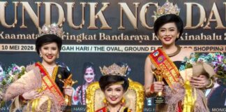 Liane Melve Grace crowned as Unduk Ngadau Bandaraya Kota Kinabalu