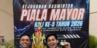 EDU Sabah Badminton Team Claims KK Mayor’s Cup 2026 Title