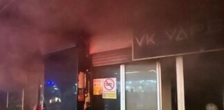 Four shops heavily damaged in fire at Asia City