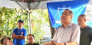 Salleh Urges Sabahans in Johor to Support Barisan Nasional