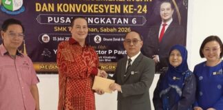 VICTOR SERAH SUMBANGAN RM10,000 UNTUK KONTINJEN MSSD TAMBUNAN