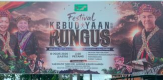 Zahid scheduled to launch the Rungus Cultural Festival in Matunggong tomorrow, to be attended by Wetrom and Verdom