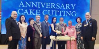 A dazzling evening for the 43rd anniversary celebration of the Rotary Club of Likas Bay