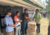 SAFMA SUMBANG IKAN RAKYAT SABAH KEPADA MANGSA KEBAKARAN KAMPUNG NUMBAK