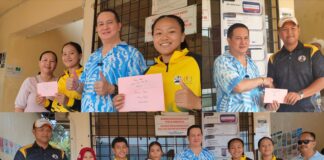 VICTOR SERAH INSENTIF SUKAN KEPADA 10 ATLET CEMERLANG MSSS TAMBUNAN