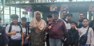 Kontinjen KAFA Sabah berlepas ke Festival MIISRA peringkat kebangsaan