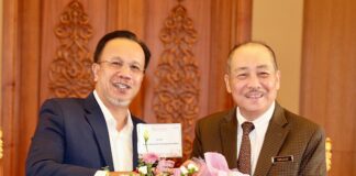 Chief Minister Welcomes New Sabah Federal Secretary