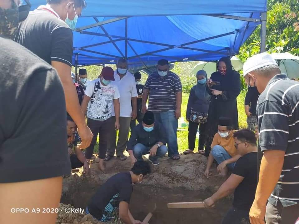 Pengkebumian Nabil Abdul Rashid.