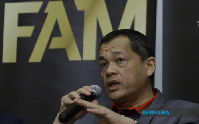 FAM president Datuk Hamidin Mohd Amin -Bernama picture FAM president Datuk Hamidin Mohd Amin -Bernama picture